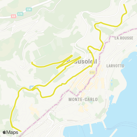 Zest Navette Stade du Devens map