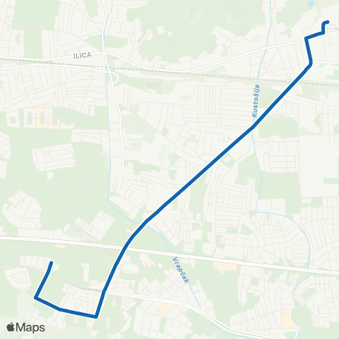 ZET Črnomerec-Prečko map
