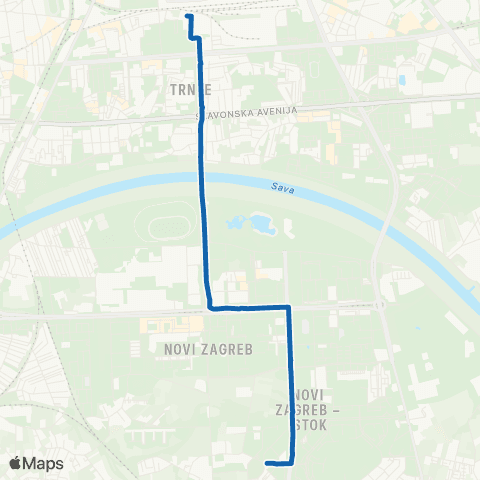 ZET Glavni K.-Sloboština map