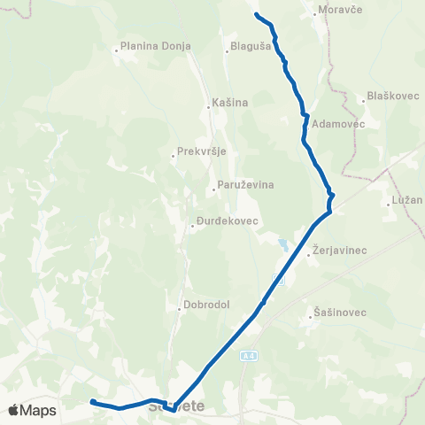 ZET Dubec-Ses.-Gl.Donja map