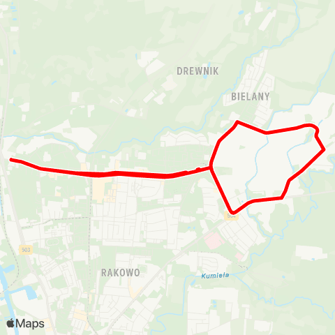 ZKM Elbląg Odrodzenia - ROD map