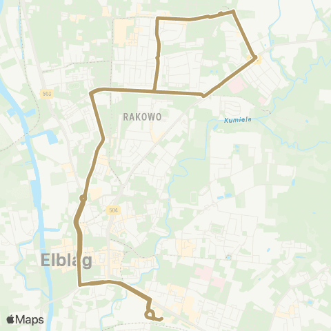 ZKM Elbląg Dworzec - Ogólna map