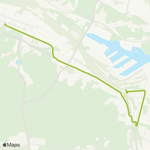 ZKM Gdynia Gdynia Dworzec Gł. PKP - Cisowa SKM map