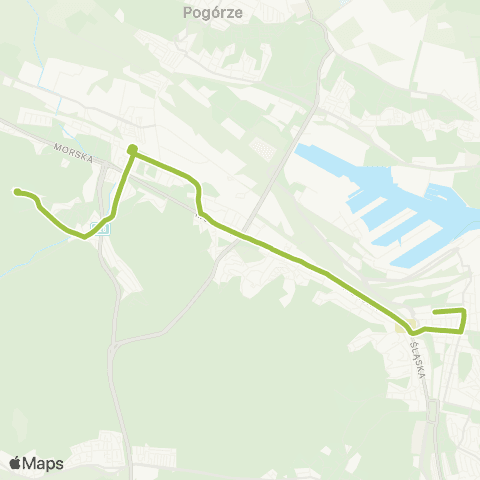 ZKM Gdynia 3 Maja - Hala - Pustki Cisowskie map