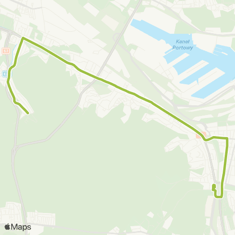 ZKM Gdynia Węzeł Franciszki Cegielskiej - Demptowo map