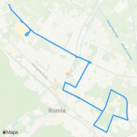 ZKM Gdynia Reda Bosmańska - Reda Bosmańska map