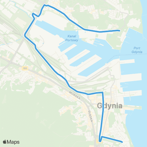 ZKM Gdynia Dom Marynarza - Oksywie Dolne map