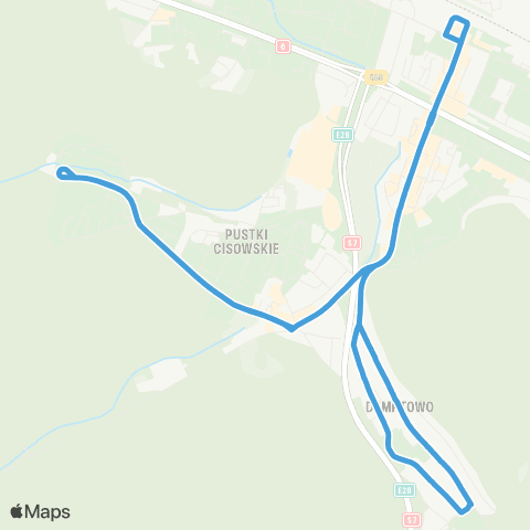 ZKM Gdynia Chylonia Dworzec PKP - Demptowo map