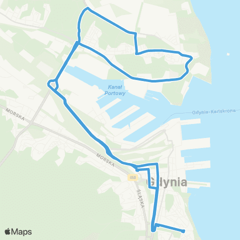 ZKM Gdynia Dom Marynarza - Oksywie Dolne map