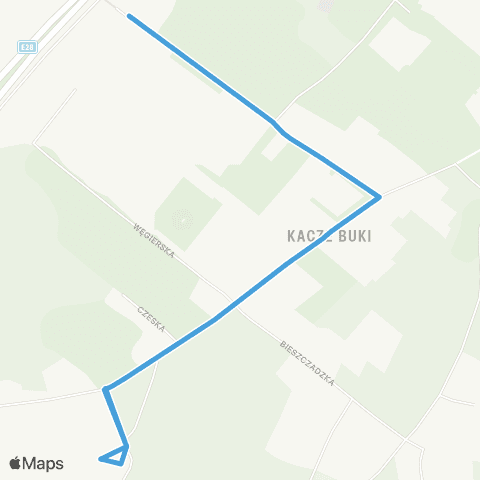 ZKM Gdynia Kacze Buki Puszczyka - Kacze Buki map