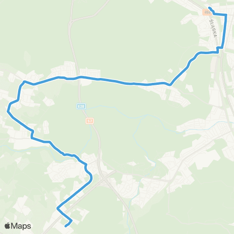 ZKM Gdynia Gdynia Dworzec Gł. PKP - Chwarzno Polanki map