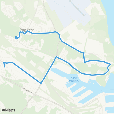 ZKM Gdynia Chylonia Dworzec PKP - os. Meksyk - Pogórze Górne map