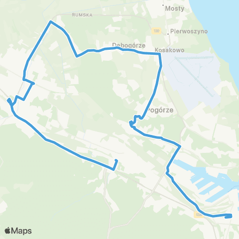 ZKM Gdynia Plac Kaszubski - Chylonia Dworzec PKP map