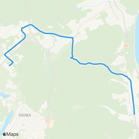 ZKM Gdynia Sopot Reja - Kacze Buki map