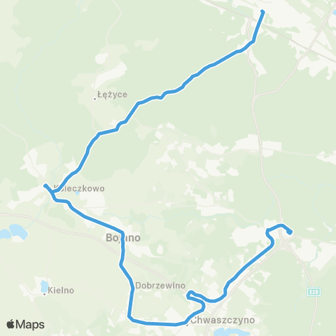 ZKM Gdynia Karwiny Nowowiczlińska - Koleczkowo - Poczta map