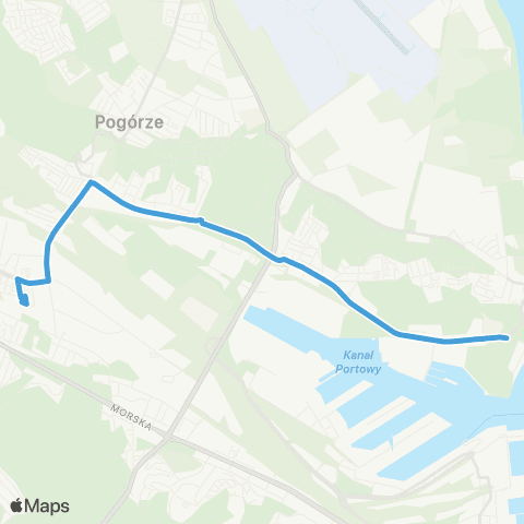 ZKM Gdynia Chylonia Dworzec PKP - os.Meksyk - Terminal Kontenerowy map