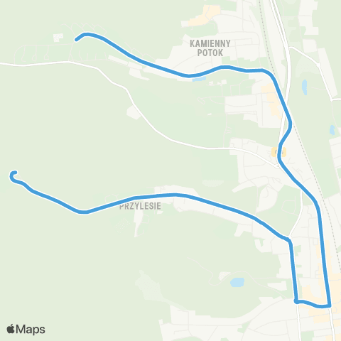 ZKM Gdynia Brodwino - Sanatorium Leśnik map