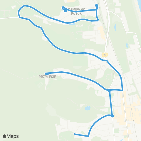 ZKM Gdynia Osiedle Mickiewicza - Kamienny Potok - Kościół map