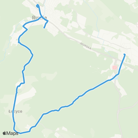 ZKM Gdynia Chylonia Dworzec PKP - Rumia Dworzec PKP map