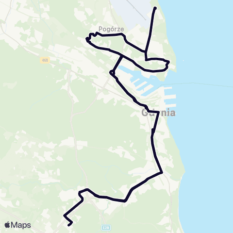 ZKM Gdynia Kacze Buki - Oksywie Dolne map