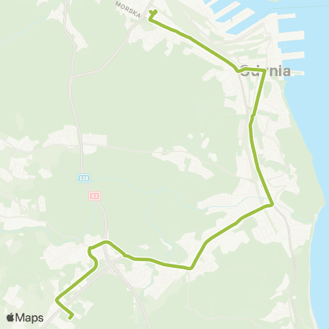 ZKM Gdynia ... - Grabówek SKM map