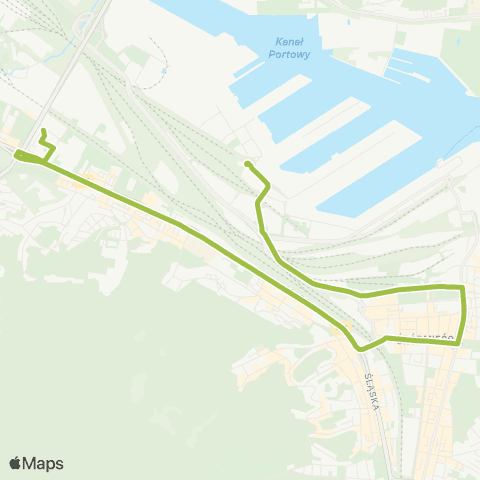 ZKM Gdynia Morska - Estakada - Stocznia Gdynia map