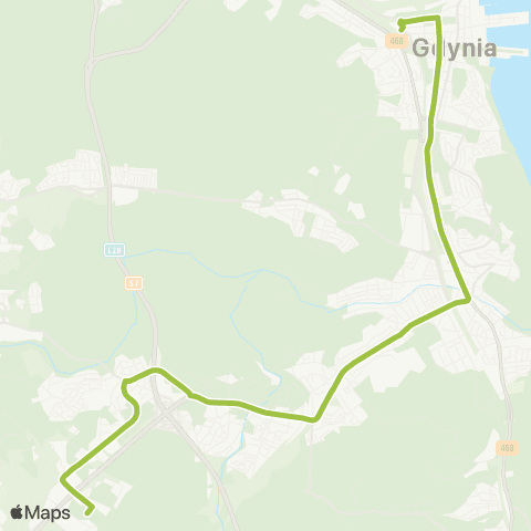 ZKM Gdynia ... - Gdynia Dworzec Gł. PKP map