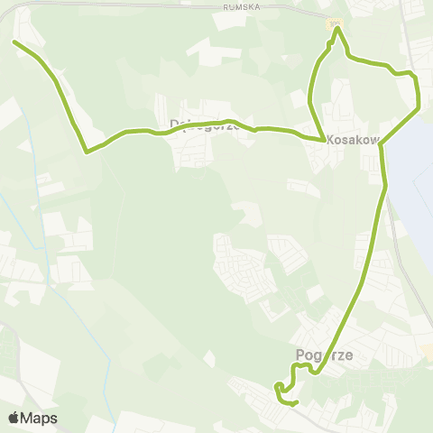 ZKM Gdynia ... - Baza na Pogórzu Dolnym map