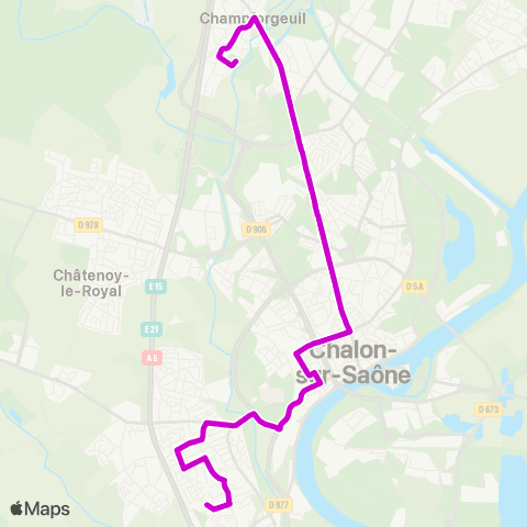 Zoom St-Rémy Biret - Champforgeuil Mairie / Thalie map