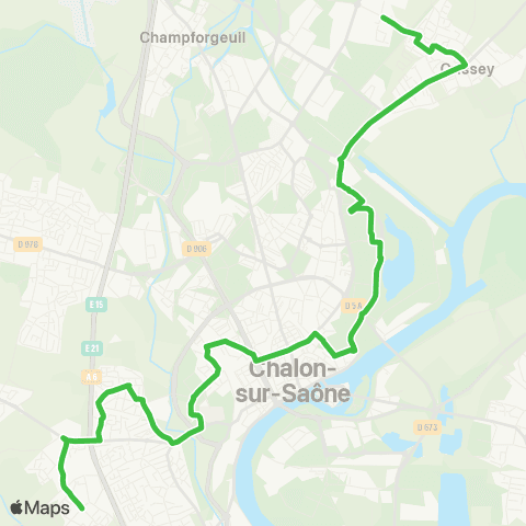 Zoom St-Rémy Taisey - Chalon H. de Chardonnet map