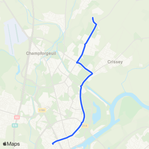 Zoom Chalon Centre - Virey-le-Grand E.S.A.T. map