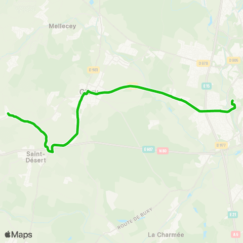 Zoom Jambles Pl. du Creux - Chalon Pôle Bellevue map