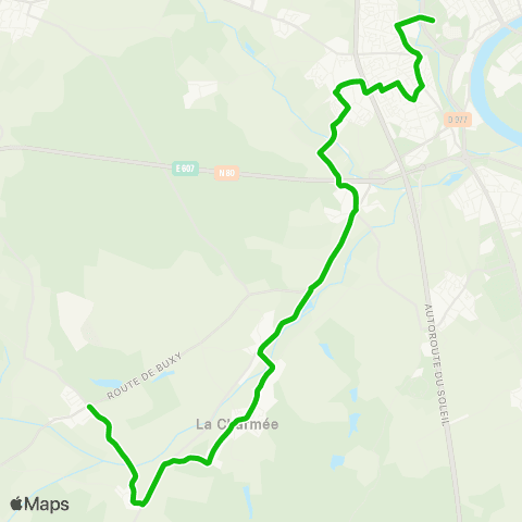 Zoom Granges - Chalon Pôle Bellevue map