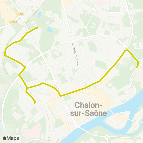 Zoom Navettes scolaires Pôle Colisée map