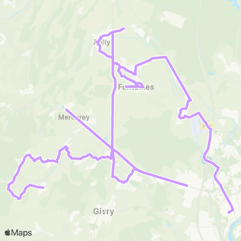 Zoom Résazoom Côte Chalonnaise Nord map