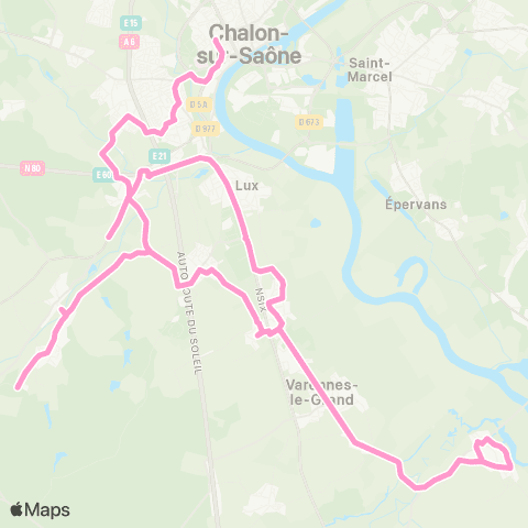 Zoom Résazoom Plaine Sud map