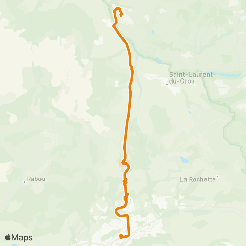 Zou - Réseau proximité St Bonnet-Gap map