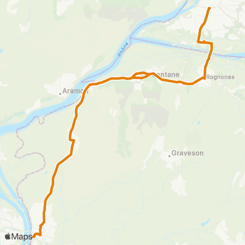 Zou - Réseau proximité Avignon - Tarascon map