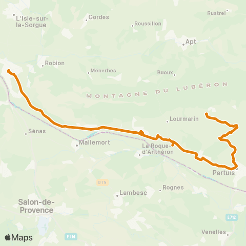 Zou - Réseau proximité Cavaillon-Cadenet-Pertuis-Cucuron map