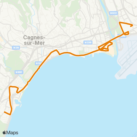 Zou - Réseau proximité Nice - Villeneuve Loubet map