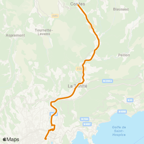 Zou - Réseau proximité Nice - Contes map