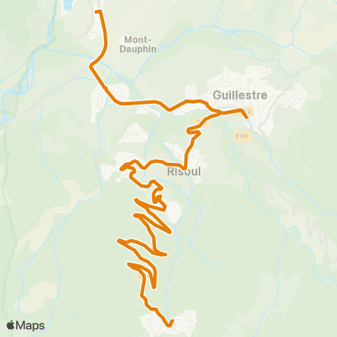 Zou - Réseau proximité Mont Dauphin-Risoul map