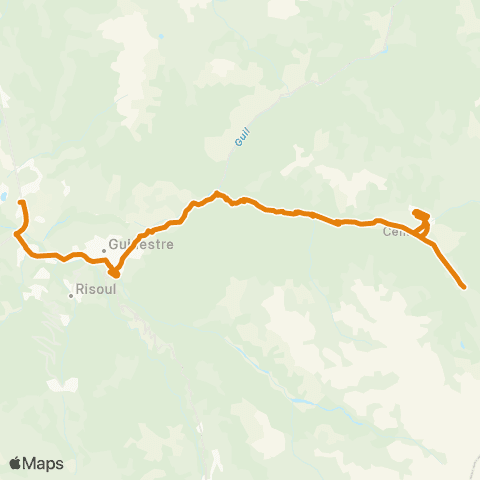 Zou - Réseau proximité Mont Dauphin-Ceillac map