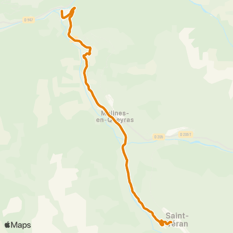 Zou - Réseau proximité Château Ville Vieille-Molines-St Veran map