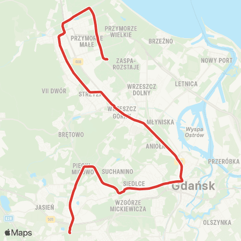 ZTM Gdańsk  map