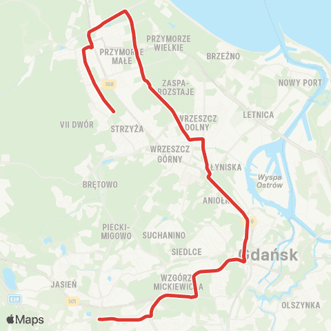 ZTM Gdańsk  map