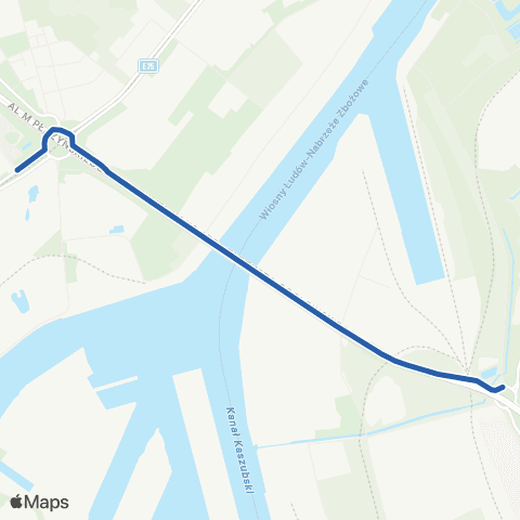 ZTM Gdańsk Ku Ujściu 5-Polsat Plus Arena Gdańsk 4 map