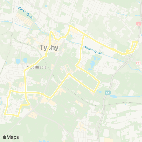 Zarząd Transportu Metropolitalnego GZM Wartogłowiec pętla - Wartogłowiec pętla map