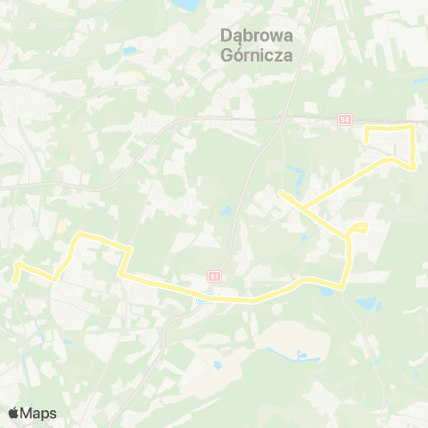 Zarząd Transportu Metropolitalnego GZM Sosnowiec urząd Miasta - Strzemieszyce dworzec Północny map