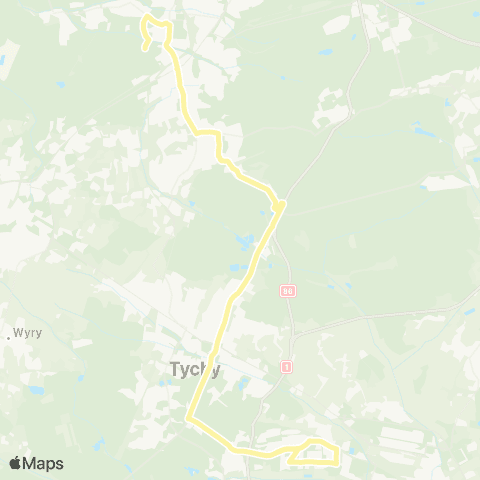 Zarząd Transportu Metropolitalnego GZM Tychy towarowa - Ligota Akademiki map